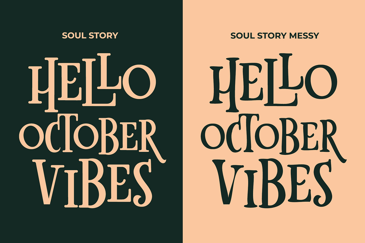 Soul Story - All Caps Serif Font, a Serif Font by Airotype (Photo 2 of 9)