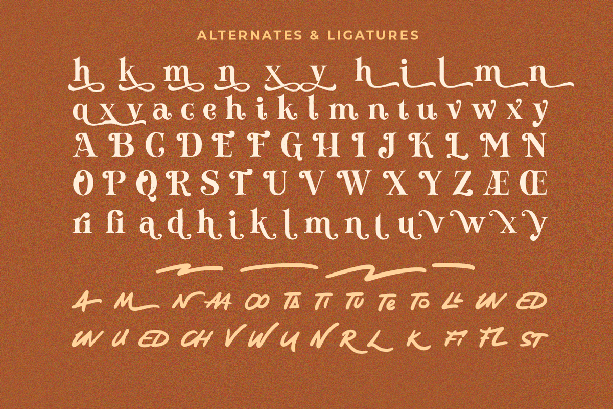 Melina Davidson - Organic Font Duo, a Handwritten Font by Letterhend Studio (Photo 10 of 11)