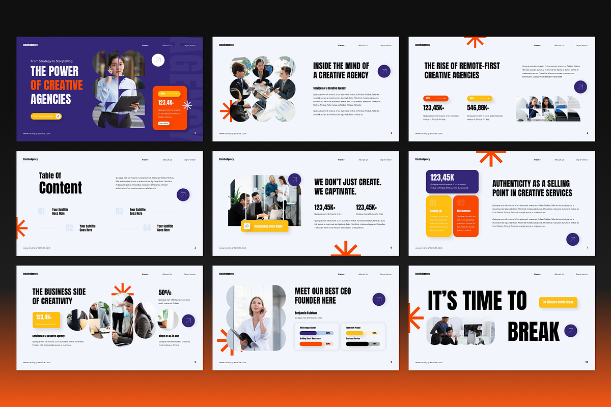 Creative Agency Presentation preview 3