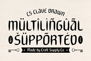 CS Clave Drawn, a Sans Serif Font by Craft Supply Co. (Thumbnail 7 of 8)