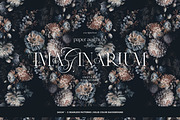 Dark Floral Luxury Wallpaper, a Wallpaper Graphic by paper aesthetic (Thumbnail 6 of 9)