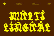 CS Monarch Drawn, a Blackletter Font by Craft Supply Co. (Thumbnail 7 of 8)
