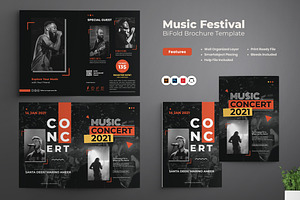 Music Festival Bifold Brochure