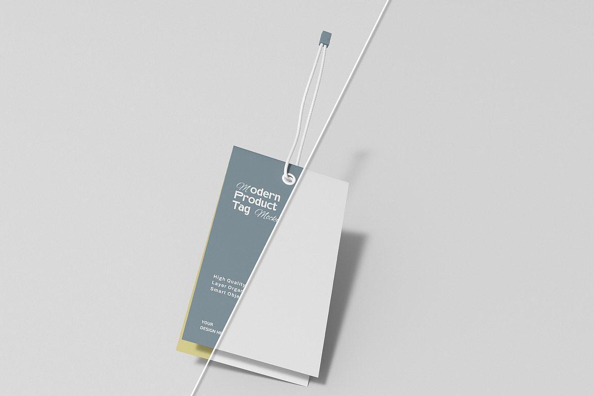 Product Label Tag Mockup Set, a Product Mockup by graphypix (Photo 3 of 4)