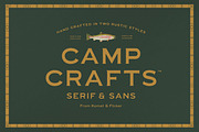 Camp Crafts, a Serif Font by Komet & Flicker (Thumbnail 1 of 12)