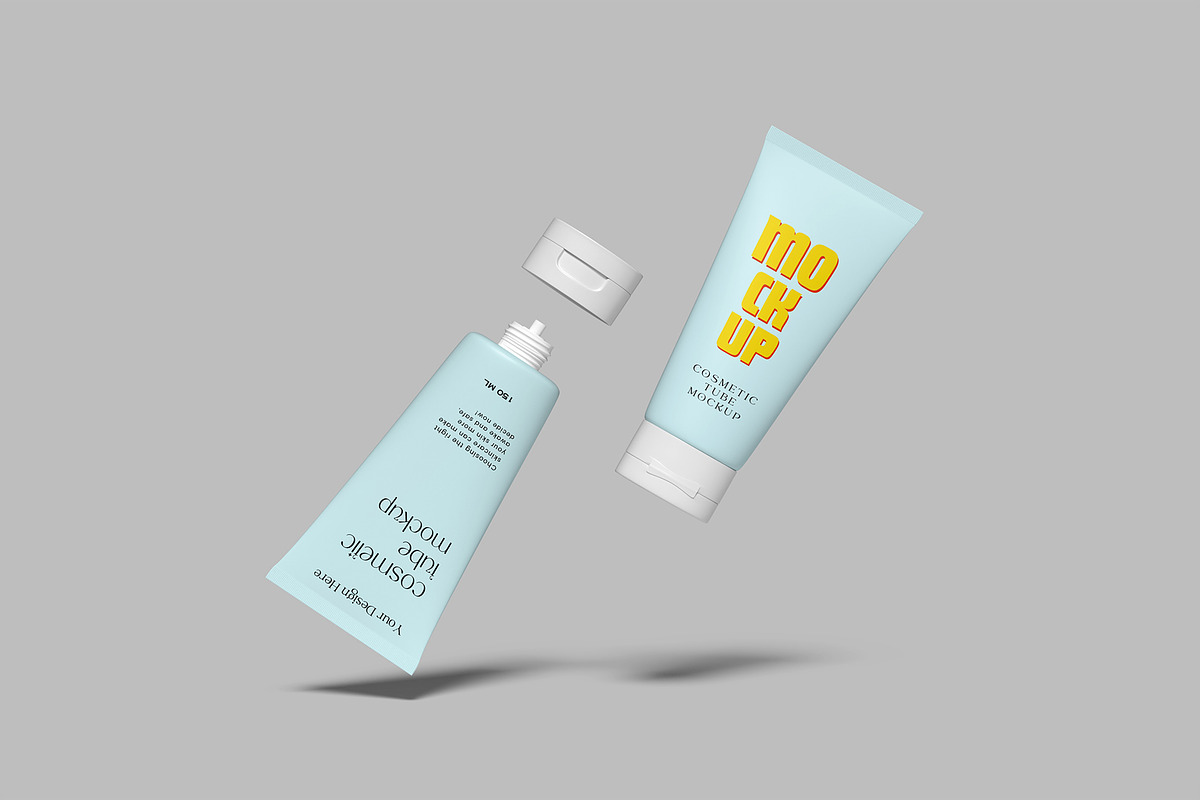 Cosmetic Tube Mockup, a Packaging Mockup by Bangdastudio (Photo 4 of 6)
