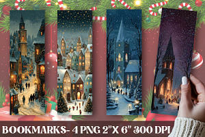 Frosty Dreams Bookmarks, an Illustration by DreamPrint404