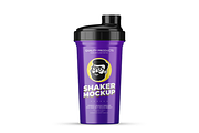 Plastic Sports Shaker Mockup, an Advertising Mockup by Se٧enStudio (Thumbnail 2 of 2)