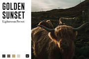 Golden Sunset Lightroom Preset, a Templates & Theme by Bryan Siu (Thumbnail 1 of 5)