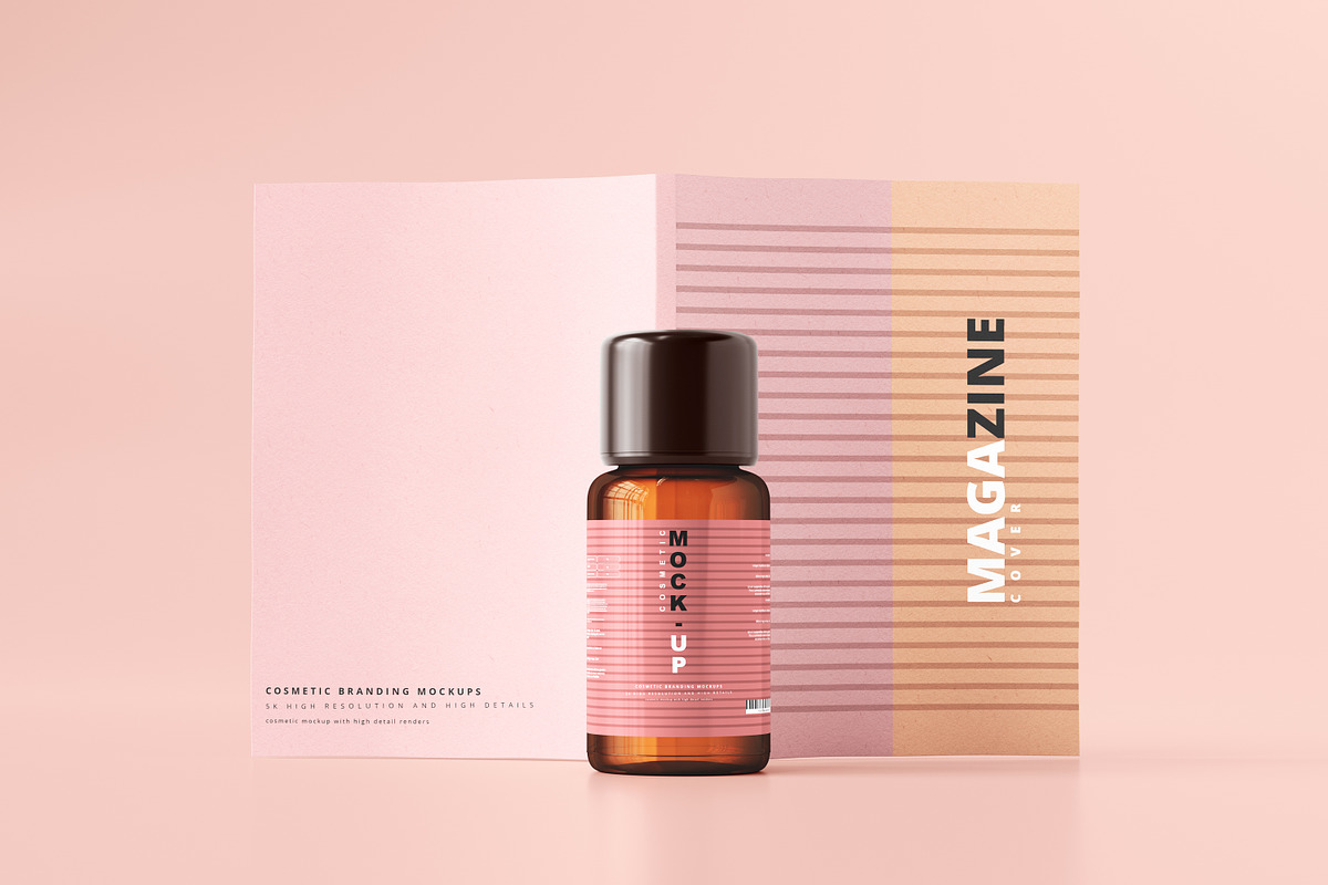250+ Cosmetic Branding Mockup Bundle, a Cups & Container Mockup by pmvch (Photo 161 of 273)