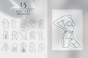 Female line art and illustrations, an Illustration by Katerine Kolak (Thumbnail 3 of 8)