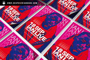 Music Flyer Template, a Flyer Template by GraphicDiamonds (Thumbnail 5 of 6)