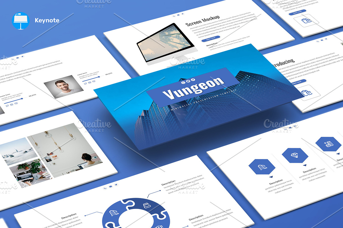 Vungeon - Keynote Template, a Presentation Template by Eighteen Studio (Photo 1 of 4)