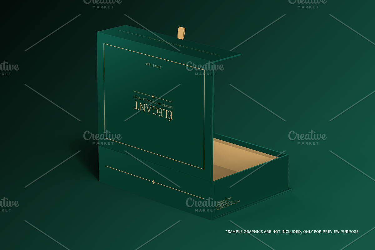 Magnetic Gift Packaging Box Mockups, a Packaging Mockup by shaikerintu (Photo 12 of 17)