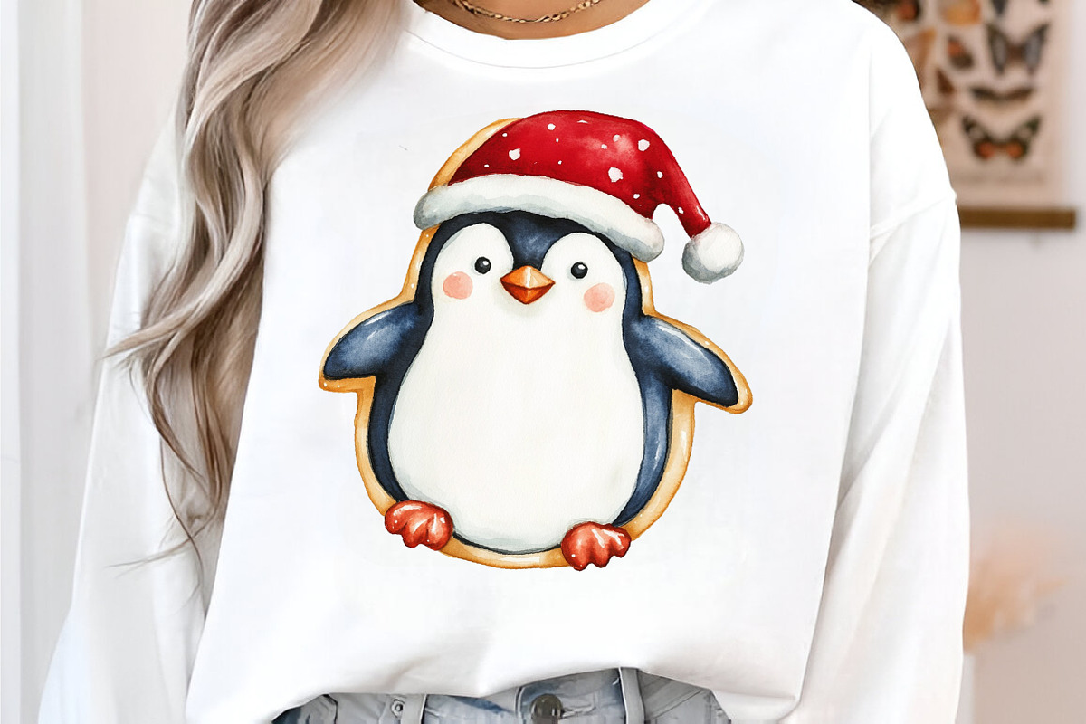 Watercolor Christmas Cookies PNG, an Illustration by SinaCreation (Photo 4 of 7)
