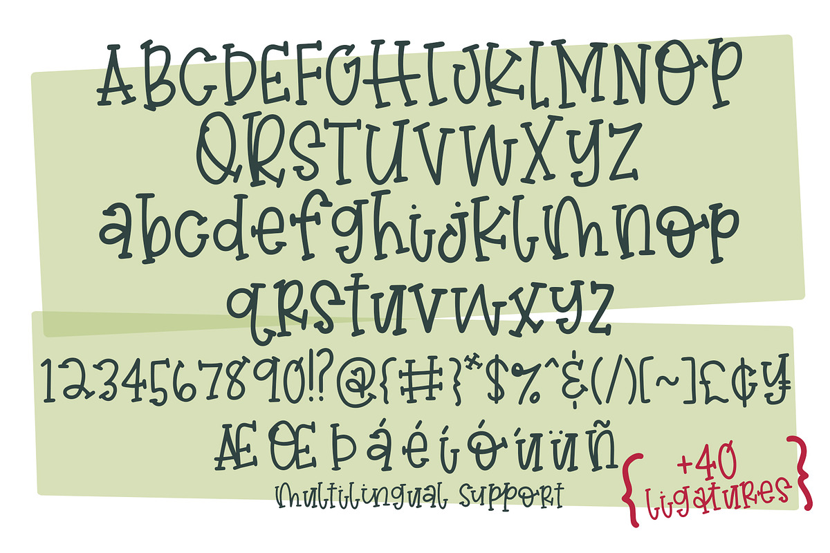 Christmas Stocking, a Font by Dansie Design (Photo 8 of 8)