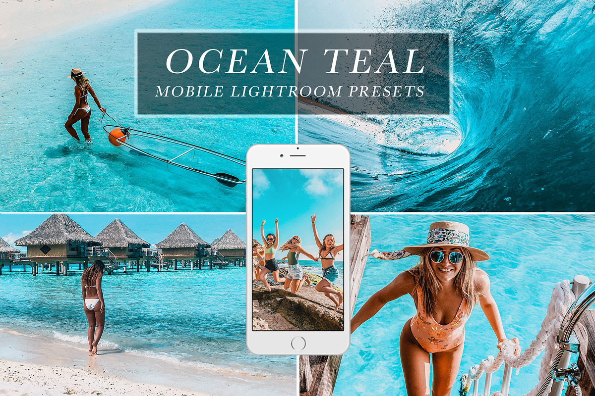 Mobile Lightroom Presets OCEAN TEAL