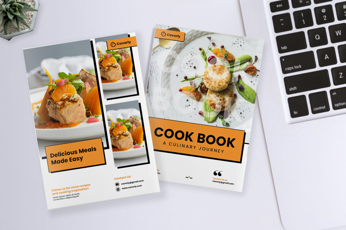 Elegant Recipe Brochure for Culinary, a Brochure Template by twinstd (Photo 6 of 6)