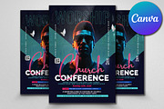 Friday Night Worship Church Flyer, a Flyer Template by Psd Templates (Thumbnail 1 of 2)