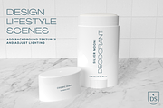 3D Deodorant Packaging Mockup, a Mockup by Silver Moon Design School (Thumbnail 3 of 4)
