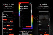 LoveAffection: Dating App UI kit, an UI Kit Template by Fluttertop (Thumbnail 5 of 8)