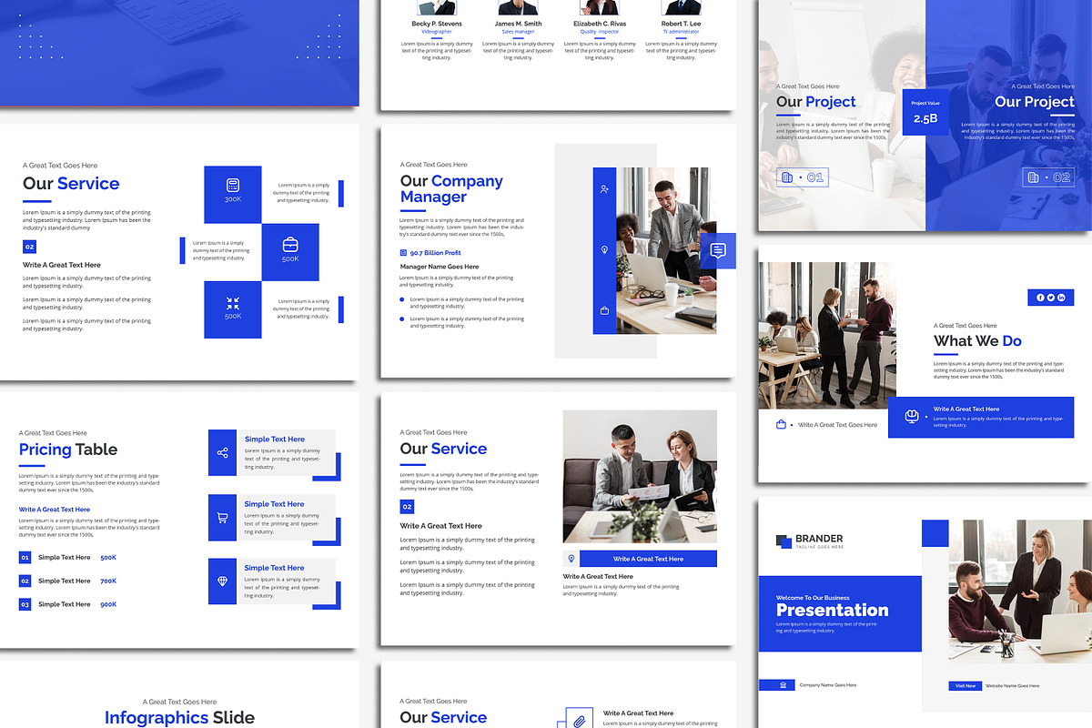 Corporate Business Presentation, a Presentation Template by creative-mint (Photo 4 of 8)