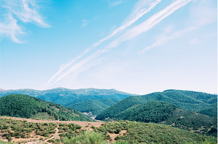 Scenery in the Picos de Europa on a