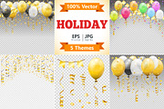 Birthday, Carnival, Christmas Decor, a Decorative Illustration by TAlex (Thumbnail 1 of 6)
