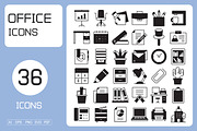 Office Icons Set, an Icon by Designfour (Thumbnail 1 of 7)