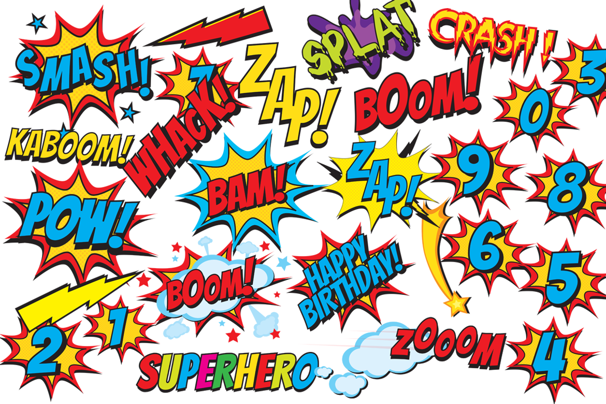 Superhero clip art comic book, an Illustration by WinchesterLambourne (Photo 1 of 2)