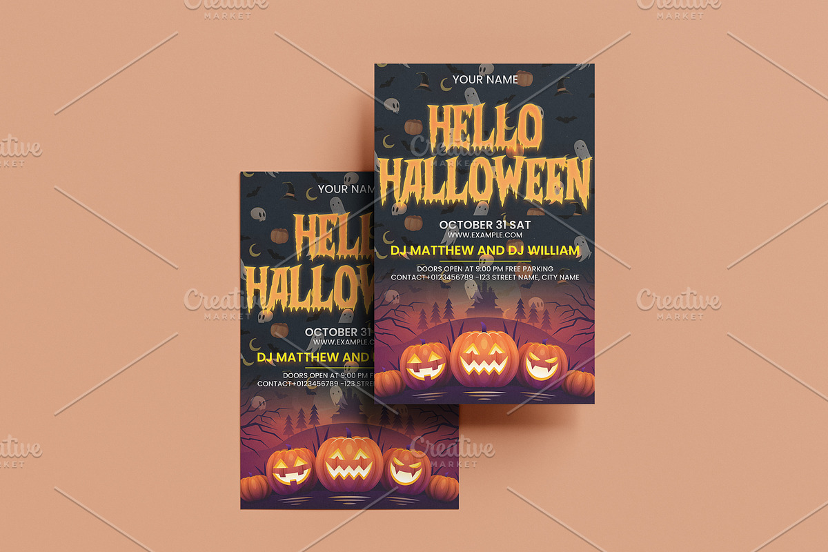 Halloween Horror Party Flyer 2022, a Flyer Template by ExpertDesigner411 (Photo 1 of 5)