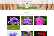 Florida Flowers PSD Website Template, a Websites & App Template by WebbyTemplates (Thumbnail 4 of 7)