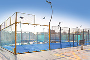 Tennis padel court construction cage, a Photo by Logoworks (Thumbnail 2 of 2)