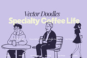 Vector Doodles Specialty Coffee Life, a Graphic by LEROY Design (Thumbnail 4 of 5)