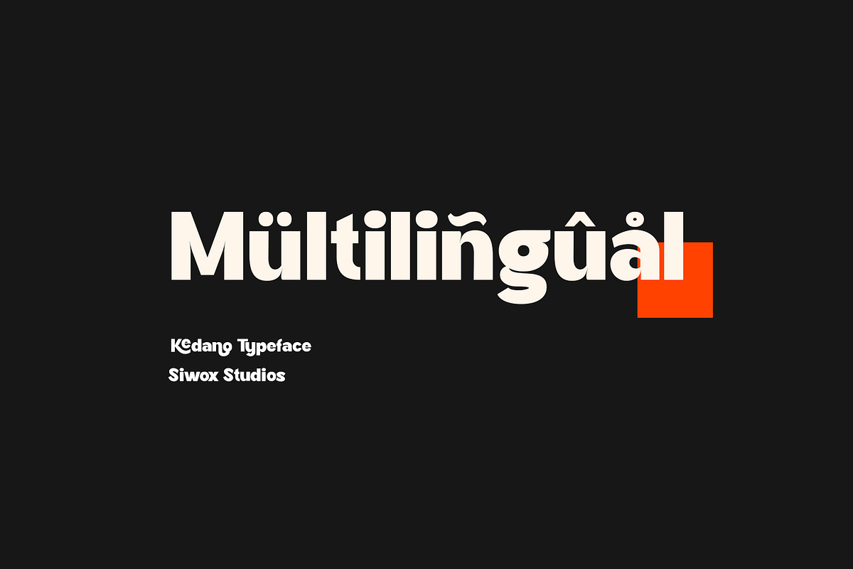 Kedano - Bold Display Font, a Sans Serif Font by Siwox Studios (Photo 8 of 8)