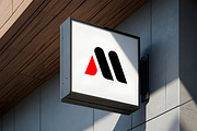 Logo Mockup White Hanging Sign, a Mockup by GenesisCreativeCo (Thumbnail 1 of 3)