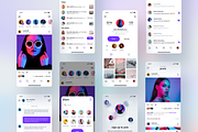 Social Media UI Kit (for Figma), an UI Kit Template by Julia Shagofferova (Thumbnail 6 of 13)