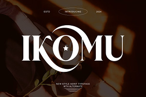 IKOMU UNnique Serif Typeface