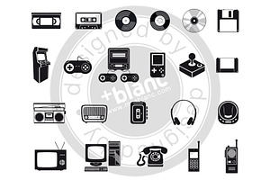 retro icons