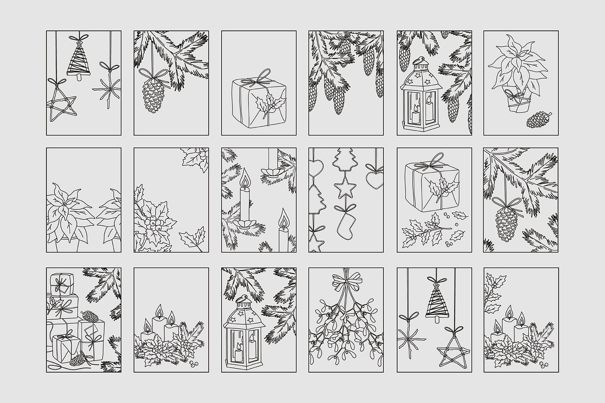 Modest Christmas collection, a Decorative Illustration by statica (Photo 6 of 10)