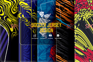 Abstract Sports Jersey PatternBundle