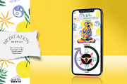 Meditation mudras hand painted, a Decorative Illustration by CpandoShop (Thumbnail 2 of 9)