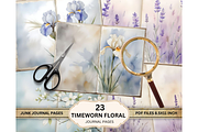 Floral Junk Journal Pages PDF, a Decorative Illustration by Coral Beauty (Thumbnail 5 of 5)