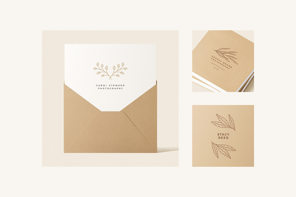 100 Floral Logo Templates, a Branding & Logo Template by AlienValley (Photo 2 of 9)