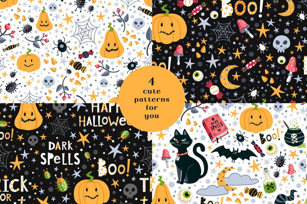 Big Halloween Collection, a Decorative Illustration by Wenona (Photo 4 of 8)