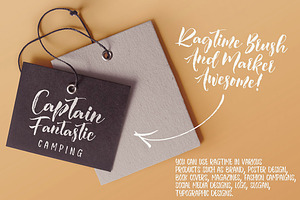 Ragtime - Brush Font Duo