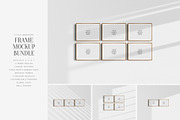 7:5 Frame Mockup BUNDLE A4 5:7 L, a Product Mockup by DESIGN BY nube (Thumbnail 1 of 15)