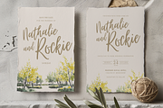 Rustic Landscape Wedding Invitation, an Invitation Template by kin9candra (Thumbnail 4 of 8)