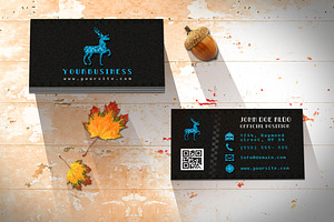 Retro Business Card/ Pixel & Wild