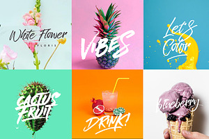 Wild Heart - Brush Font Set 40% OFF